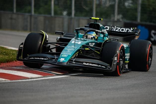 14 Fernando Alonso (ESP, Aston Martin Aramco Cognizant F1 Team), F1 Grand Prix of Canada at Circuit Gilles-Villeneuve on June 16, 2023 in Montreal, Canada. (Photo by HOCH ZWEI) Montreal Canada
