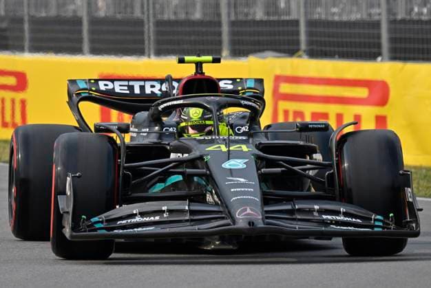 June 16, 2023, MONTREAL, PQ, Canada: Mercedes driver Lewis Hamilton of Great Britain drives during the second practice session, at the Canadian Grand Prix Friday, June 16, 2023 in Montreal. Lewis Hamilton  - ZUMAc35_ 0260275399st Copyright: xJacquesxBoissinotx