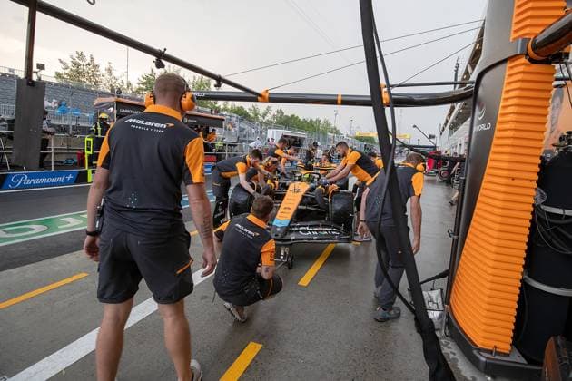 17.06.2023, Circuit Gilles-Villeneuve, Montreal, FORMULA 1 AWS GRAND PRIX DU CANADA 2022 , im Bild Lando Norris (GBR), McLaren F1 Team Montreal Circuit Gilles-Villeneuve Quebec Kanada