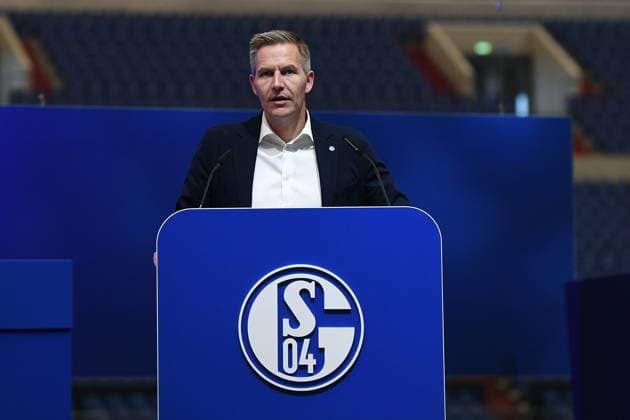 Fußball 2. Bundesliga Mitgliederversammlung des FC Schalke 04 am 17.06.2023 in der Veltins Arena in Gelsenkirchen Axel Hefer ( Vorsitzender Aufsichtsrat Schalke ) *** Soccer 2 Bundesliga General Meeting of FC Schalke 04 on 17 06 2023 in the Veltins Arena in Gelsenkirchen Axel Hefer Chairman Supervisory Board Schalke xRx