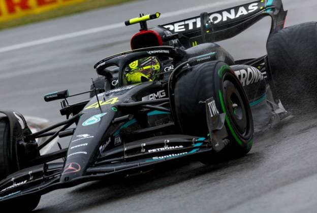 44 Lewis Hamilton (GBR, Mercedes-AMG Petronas F1 Team), F1 Grand Prix of Canada at Circuit Gilles-Villeneuve on June 17, 2023 in Montreal, Canada. (Photo by HOCH ZWEI) Montreal Canada