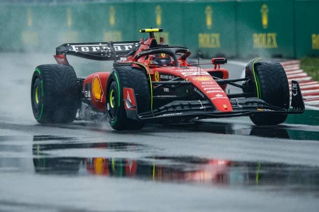 55 Carlos Sainz (ESP, Scuderia Ferrari), F1 Grand Prix of Canada at Circuit Gilles-Villeneuve on June 17, 2023 in Montreal, Canada. (Photo by HOCH ZWEI) Montreal Canada