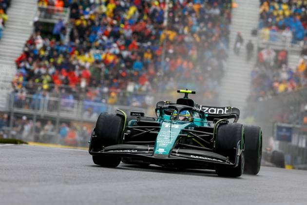 14 Fernando Alonso (ESP, Aston Martin Aramco Cognizant F1 Team), F1 Grand Prix of Canada at Circuit Gilles-Villeneuve on June 17, 2023 in Montreal, Canada. (Photo by HOCH ZWEI) Montreal Canada
