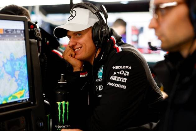 SCHUMACHER Mick (ger), Reserve Driver of Mercedes AMG F1 Team, portraitM during the Formula 1 Pirelli Grand Prix du Canada, 8th round of the 2023 Formula One World Championship, WM, Weltmeisterschaft from June 16 to 18, 2023 on the Circuit Gilles Villeneuve, in MontrÃ al, Canada - F1 - CANADIAN GRAND PRIX 2023 DPPI Panoramic  00123020_F12023GP09CAN_JK059552