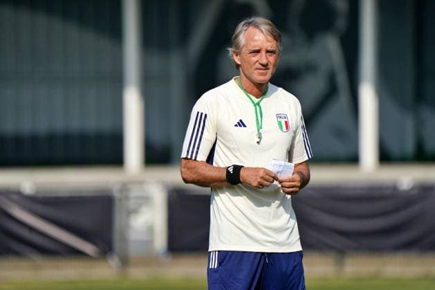 Roberto Mancini head coach of Italy during Training session for the Italia team, football UEFA Nations League match in Enschede, Netherlands, June 17 2023  Copyright: xEmmanuelexMastrodonato IPAxSportx xx 0 IPA_IPA38696572