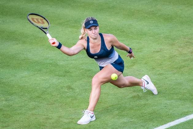 Tennis, WTA-Turnier in Berlin, Qualifikation Bett1 Open WTA, Tennis Damen 500. Berlin, 17.06.2023 Maria Timofeeva (Russland) Bett1 Open WTA 500. Steffi Graf Stadion, Rot-Weiss Tennis Club, Berlin, 17.06.2023 Bett1Open Copyright: xBEAUTIFULxSPORTS LucianoxLimax