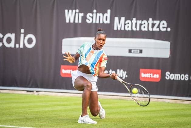 Tennis, WTA-Turnier in Berlin, Qualifikation Bett1 Open WTA, Tennis Damen 500. Berlin, 17.06.2023 Noma Noha Akugue (Deutschland) Bett1 Open WTA 500. Steffi Graf Stadion, Rot-Weiss Tennis Club, Berlin, 17.06.2023 Bett1Open Copyright: xBEAUTIFULxSPORTS LucianoxLimax
