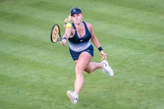 Tennis, WTA-Turnier in Berlin, Qualifikation Bett1 Open WTA, Tennis Damen 500. Berlin, 17.06.2023 Maria Timofeeva (Russland) Bett1 Open WTA 500. Steffi Graf Stadion, Rot-Weiss Tennis Club, Berlin, 17.06.2023 Bett1Open Copyright: xBEAUTIFULxSPORTS LucianoxLimax