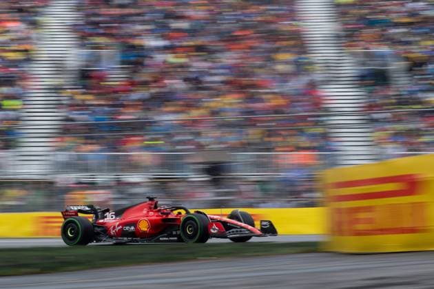 Charles Leclerc (MCO, Scuderia Ferrari, 16) im Ferrari SF-23, CAN, Formel 1 Weltmeisterschaft, Grand Prix von Kanada, Circuit de Gilles Villeneuve Montreal, Qualifying, 17.06.2023 CAN, Formel 1 Weltmeisterschaft, Grand Prix von Kanada, Circuit de Gilles Villeneuve Montreal, Qualifying, 17.06.2023 Montreal Copyright: xEibner Memmlerx EP_MMR