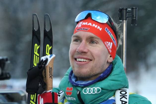 IBU Biathlon Staffel Herren Ruhpolding 2019 Johannes Kühn (WSV Reit im Winkl) beim IBU Biathlon Staffelrennen der Herren Weltcup in Ruhpolding 2019 (License=RM) 13246841 Copyright: xZoonar.com JoachimxHahnex 13246841
