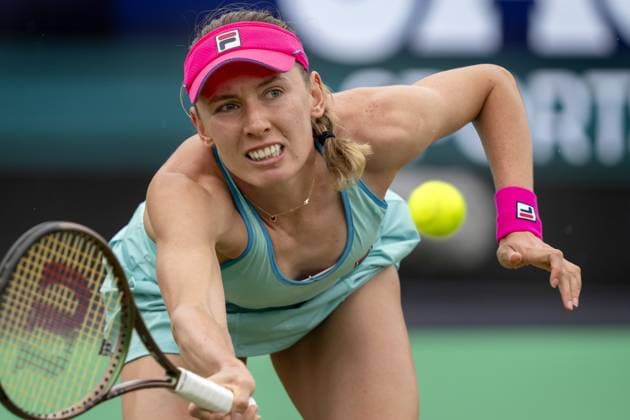 ROSMALEN - Ekaterina Alexandrova (RUS) in action against Veronika Kudermetova (RUS) during the final of the Libema Open tennis tournament in Rosmalen. AP SANDER KING xVIxANPxSportx xxANPxIVx 471899492 originalFilename: 471899492.jpg