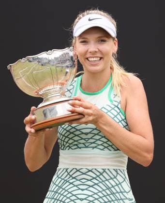 Mandatory Credit: Photo by Ryan Browne Shutterstock (13961302bc) Katie Boulter of Great Britain with the Women s Rothesay Open Cup. Rothesay Open, Day Seven, Tennis, Nottingham Tennis Centre, Nottingham, UK - 18 Jun 2023 Rothesay Open, Day Seven, Tennis, Nottingham Tennis Centre, Nottingham, UK - 18 Jun 2023  Copyright: xRyanxBrowne Shutterstockx 13961302bc