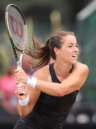 Mandatory Credit: Photo by Ryan Browne Shutterstock (13961302cj) Jodie Burrage of Great Britain during her final match against Katie Boulter of Great Britain. Rothesay Open, Day Seven, Tennis, Nottingham Tennis Centre, Nottingham, UK - 18 Jun 2023 Rothesay Open, Day Seven, Tennis, Nottingham Tennis Centre, Nottingham, UK - 18 Jun 2023  Copyright: xRyanxBrowne Shutterstockx 13961302cj