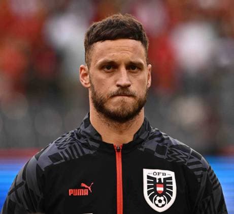 BRUSSELS, BELGIUM - JUNE 17: Head shot - Marko Arnautovic of Austria during the UEFA European Qualifiers 2024 match between Belgium and Austria at King Baudouin Stadium on June 17, 2023 in Brussels, B Belgium v Austria - UEFA European Qualifiers 2024 Copyright: xSebastianxFrejx