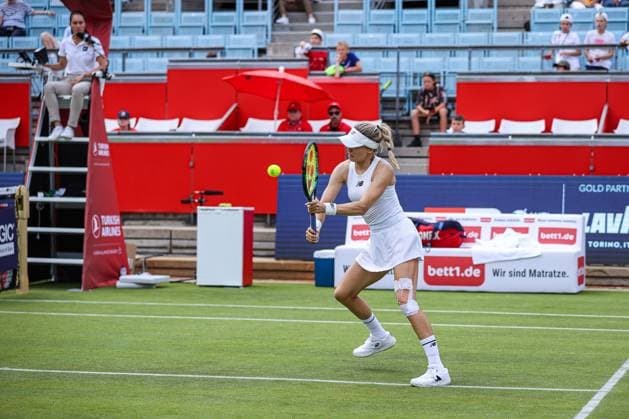 Eugenie Bouchard CAN, bett1open presented by ecotrans Group, Berlin, LTTC Rot-Weiß Berlin, 18.06.2023, Copyright: xClaudioxGärtnerx