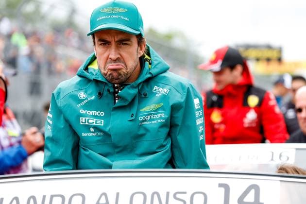 Sport Bilder des Tages 14 Fernando Alonso (ESP, Aston Martin Aramco Cognizant F1 Team), F1 Grand Prix of Canada at Circuit Gilles-Villeneuve on June 18, 2023 in Montreal, Canada. (Photo by HOCH ZWEI) Montreal Canada