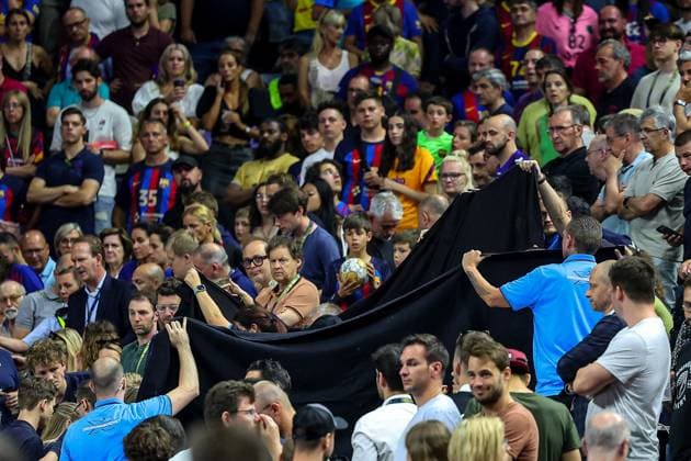 Sport Themen der Woche KW24 Sport Bilder des Tages 2023.06.18 Kolonia Pilka reczna Liga Mistrzow TruckScout24 EHF FINAL4 2023 Final SC Magdeburg - Barlinek Industria Kielce N Z przerwany mecz Foto Pawel Andrachiewicz PressFocus 2023.06.18 Kolonia Handball Champions League TruckScout24 EHF FINAL4 2023 Final SC Magdeburg - Barlinek Industria Kielce przerwany mecz Photo Pawel Andrachiewicz PressFocus NEWSPIX.PL --- Newspix.pl POLAND OUT!  20230618_PF_PA159
