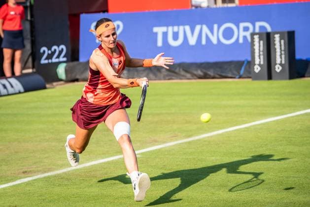 Bett1 Open WTA, Tennis Damen 500. Berlin, 18.06.2023 Greet Minnen (Belgien) Bett1 Open WTA 500. Steffi Graf Stadion, Rot-Weiss Tennis Club, Berlin, 18.06.2023 Bett1Open Copyright: xBEAUTIFULxSPORTS LucianoxLimax