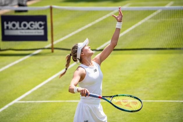 Bett1 Open WTA, Tennis Damen 500. Berlin, 18.06.2023 Eugenie Bouchard (Kanada) Bett1 Open WTA 500. Steffi Graf Stadion, Rot-Weiss Tennis Club, Berlin, 18.06.2023 Bett1Open Copyright: xBEAUTIFULxSPORTS LucianoxLimax