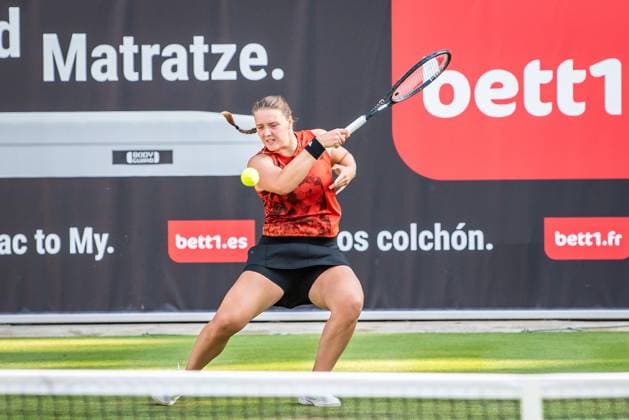 Bett1 Open WTA, Tennis Damen 500. Berlin, 18.06.2023 Jule Niemeier (Deutschland) Bett1 Open WTA 500. Steffi Graf Stadion, Rot-Weiss Tennis Club, Berlin, 18.06.2023 Bett1Open Copyright: xBEAUTIFULxSPORTS LucianoxLimax