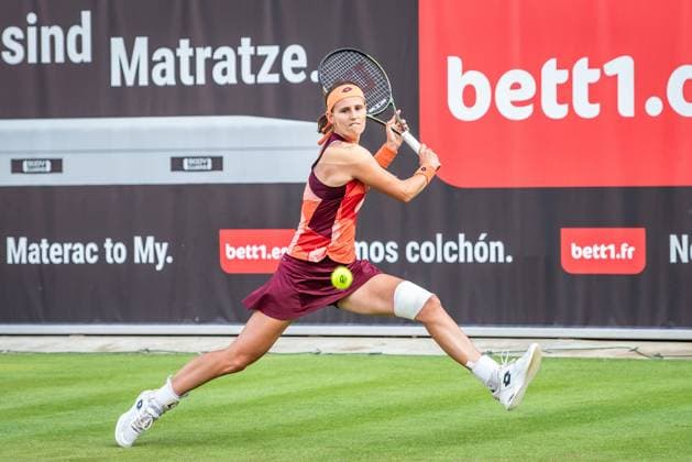 Bett1 Open WTA, Tennis Damen 500. Berlin, 18.06.2023 Greet Minnen (Belgien) Bett1 Open WTA 500. Steffi Graf Stadion, Rot-Weiss Tennis Club, Berlin, 18.06.2023 Bett1Open Copyright: xBEAUTIFULxSPORTS LucianoxLimax