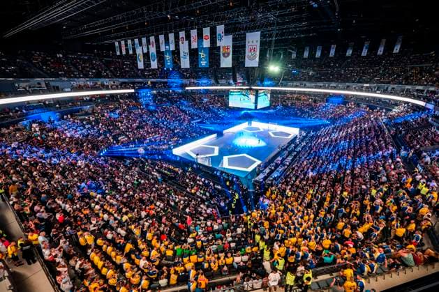 Koeln, Deutschland 17. Juni 2032: Handball EHF CL Final4 - 22 23 - Finale - SC Magdeburg - Kielce Koeln Lanxess Arena Nordrhein-Westfalen Deutschland