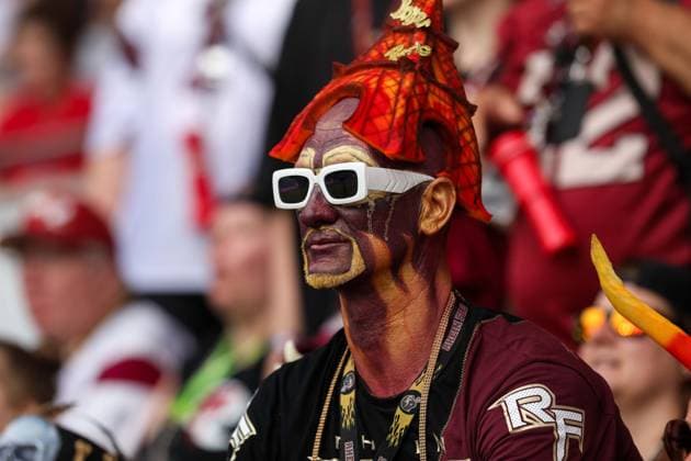 Sport Themen der Woche KW24 European League of Football Rhein Fire gegen Paris Musketeers, 18.06.2023 - European League of Football Rhein Fire gegen Paris Musketeers 18.06.2023 in Duisburg. *** European League of Football Rhein Fire against Paris Musketeers, 18 06 2023 European League of Football Rhein Fire against Paris Musketeers 18 06 2023 in Duisburg Copyright: xBEAUTIFULxSPORTS KennyxBeelex