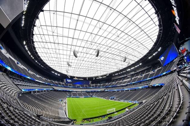 RECORD DATE NOT STATED CONCACAF NATIONS LEAGUE 2022-2023 Panama vs Mexico Third Place General View Stadium during the game Panama vs Mexico (Mexican national team, Nationalteam , corresponding to Third Place of Final Four of the CONCACAF Nations League 2022-2023, at Allegiant Stadium, on June 18, 2023. <br><br> Vista General del Estadio durante el partido Panama vs Mexico (Seleccion Mexicana), correspondiente por el Tercer Lugar de la Final Four de la Liga de Naciones CONCACAF 2022-2023, en el Allegiant Stadium, el 18 de junio de 2023. LAS VEGAS NEVADA ESTADOS UNIDOS  Copyright: xAdrianxMaciasx 20230618151453_CNL_23_3RD_PAN_MEX_STADIUM28