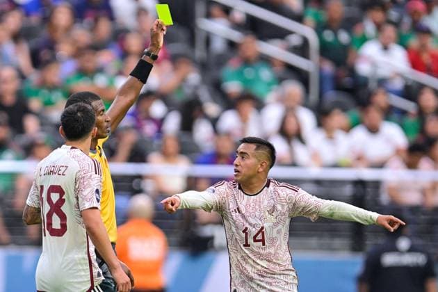 RECORD DATE NOT STATED CONCACAF NATIONS LEAGUE 2022-2023 Panama vs Mexico Third Place Erick Sanchez of Mexico during the game Panama vs Mexico (Mexican national team, Nationalteam , corresponding to Third Place of Final Four of the CONCACAF Nations League 2022-2023, at Allegiant Stadium, on June 18, 2023. <br><br> Erick Sanchez de Mexico durante el partido Panama vs Mexico (Seleccion Mexicana), correspondiente por el Tercer Lugar de la Final Four de la Liga de Naciones CONCACAF 2022-2023, en el Allegiant Stadium, el 18 de junio de 2023. LAS VEGAS NEVADA ESTADOS UNIDOS  Copyright: xJorgexMartinezx 20230618185124_CNL_23_3RD_PAN_MEX_SANCHEZ369