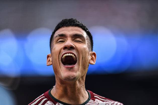 RECORD DATE NOT STATED CONCACAF NATIONS LEAGUE 2022-2023 Panama vs Mexico Third Place Uriel Antuna of Mexico during the game Panama vs Mexico (Mexican national team, Nationalteam , corresponding to Third Place of Final Four of the CONCACAF Nations League 2022-2023, at Allegiant Stadium, on June 18, 2023. <br><br> Uriel Antuna de Mexico durante el partido Panama vs Mexico (Seleccion Mexicana), correspondiente por el Tercer Lugar de la Final Four de la Liga de Naciones CONCACAF 2022-2023, en el Allegiant Stadium, el 18 de junio de 2023. LAS VEGAS NEVADA ESTADOS UNIDOS  Copyright: xAdrianxMaciasx 20230618193132_CNL_23_3RD_PAN_MEX_ANTUNA414