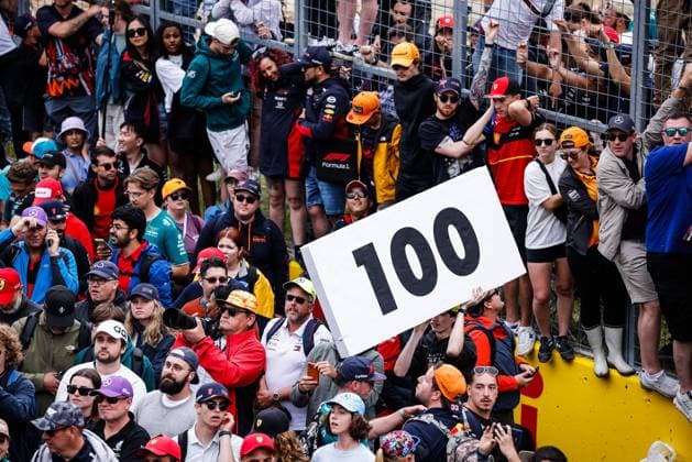 Fans, F1 Grand Prix of Canada at Circuit Gilles-Villeneuve on June 18, 2023 in Montreal, Canada. (Photo by HOCH ZWEI) Montreal Canada