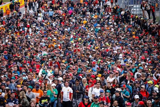 Fans, F1 Grand Prix of Canada at Circuit Gilles-Villeneuve on June 18, 2023 in Montreal, Canada. (Photo by HOCH ZWEI) Montreal Canada