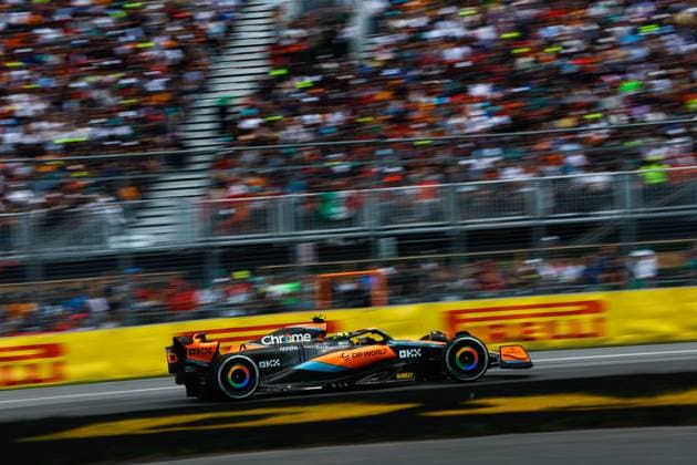4 Lando Norris (GBR, McLaren F1 Team), F1 Grand Prix of Canada at Circuit Gilles-Villeneuve on June 18, 2023 in Montreal, Canada. (Photo by HOCH ZWEI) Montreal Canada