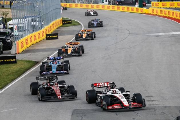 20 Kevin Magnussen (DNK, MoneyGram Haas F1 Team), 77 Valtteri Bottas (FIN, Alfa Romeo F1 Team Stake), F1 Grand Prix of Canada at Circuit Gilles-Villeneuve on June 18, 2023 in Montreal, Canada. (Photo by HOCH ZWEI) Montreal Canada