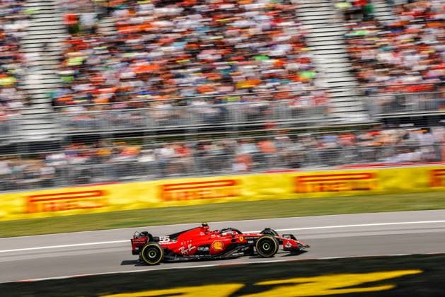 55 Carlos Sainz (ESP, Scuderia Ferrari), F1 Grand Prix of Canada at Circuit Gilles-Villeneuve on June 18, 2023 in Montreal, Canada. (Photo by HOCH ZWEI) Montreal Canada