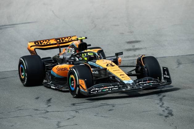 4 Lando Norris (GBR, McLaren F1 Team), F1 Grand Prix of Canada at Circuit Gilles-Villeneuve on June 18, 2023 in Montreal, Canada. (Photo by HOCH ZWEI) Montreal Canada