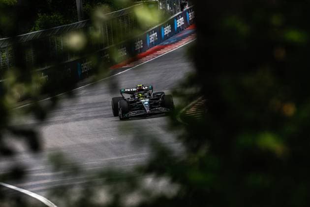 44 Lewis Hamilton (GBR, Mercedes-AMG Petronas F1 Team), F1 Grand Prix of Canada at Circuit Gilles-Villeneuve on June 18, 2023 in Montreal, Canada. (Photo by HOCH ZWEI) Montreal Canada