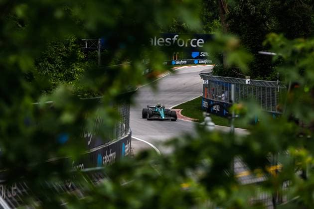 14 Fernando Alonso (ESP, Aston Martin Aramco Cognizant F1 Team), F1 Grand Prix of Canada at Circuit Gilles-Villeneuve on June 18, 2023 in Montreal, Canada. (Photo by HOCH ZWEI) Montreal Canada
