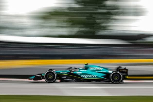 14 Fernando Alonso (ESP, Aston Martin Aramco Cognizant F1 Team), F1 Grand Prix of Canada at Circuit Gilles-Villeneuve on June 18, 2023 in Montreal, Canada. (Photo by HOCH ZWEI) Montreal Canada