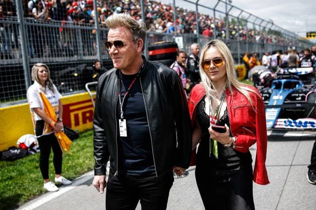 Gordon Ramsay and his daughter Holly Ramsay, F1 Grand Prix of Canada at Circuit Gilles-Villeneuve on June 18, 2023 in Montreal, Canada. (Photo by HOCH ZWEI) Montreal Canada