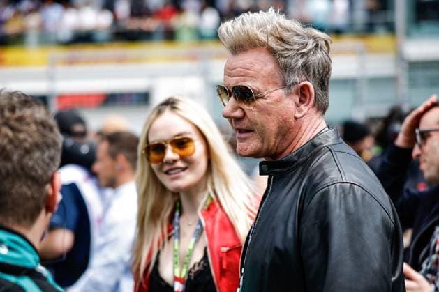 Gordon Ramsay and his daughter Holly Ramsay, F1 Grand Prix of Canada at Circuit Gilles-Villeneuve on June 18, 2023 in Montreal, Canada. (Photo by HOCH ZWEI) Montreal Canada