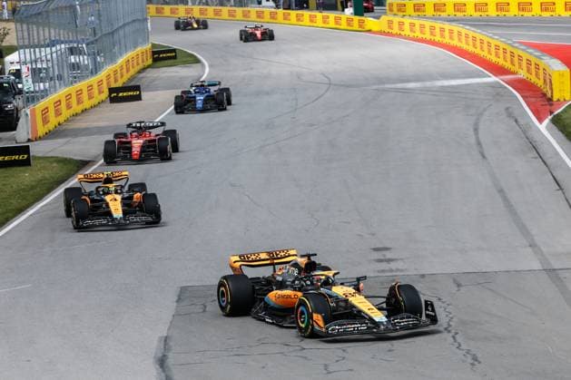 81 Oscar Piastri (AUS, McLaren F1 Team), 4 Lando Norris (GBR, McLaren F1 Team), F1 Grand Prix of Canada at Circuit Gilles-Villeneuve on June 18, 2023 in Montreal, Canada. (Photo by HOCH ZWEI) Montreal Canada