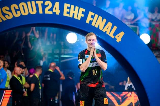 Koeln, Deutschland 17. Juni 2032: Handball EHF CL Final4 - 22 23 - Finale - SC Magdeburg - Kielce Gisli Thorgeir Kristjansson (SC Magdeburg) Koeln Lanxess Arena Nordrhein-Westfalen Deutschland
