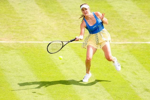 Mandatory Credit: Photo by Ryan Browne Shutterstock (13975088ap) Elina Svitolina of Ukraine in her round of 32 match against Linda Fruhvirtova of the Czech Republic. Rothesay Classic, Day One, Tennis, Edgbaston Priory Club, Birmingham, UK - 19 Jun 2023 Rothesay Classic, Day One, Tennis, Edgbaston Priory Club, Birmingham, UK - 19 Jun 2023  Copyright: xRyanxBrowne Shutterstockx 13975088ap