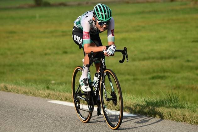 Tour de France 2020 Stage 16 Handout. Lennard KAMNA (BORA - HANSGROHE) during the Stage 16 of Tour de France 2020, La Tour du Pin Villard de Lans , France on September 15, 2020. Photo by Alex Broadway ASO via ABACAPRESS.COM VillarD de Lans France  Copyright: xABACAx 741973_011 ABACAx 741973_011