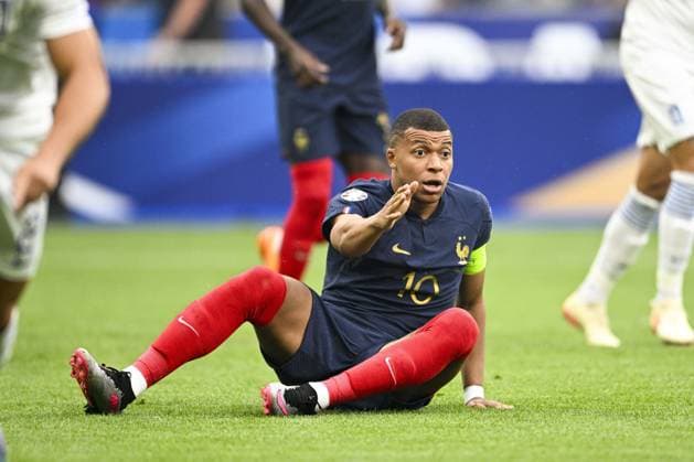 Sport Bilder des Tages MBAPPE Kylian (FRA) FOOTBALL : France vs Grece - Qualifications Euro2024 - 19 06 2023 JBAutissier Panoramic  