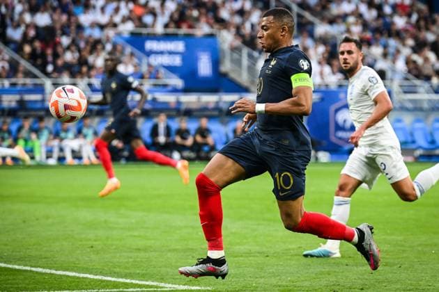 June 19, 2023, Saint-Denis, France, France: Kylian MBAPPE of France during the UEFA EURO, EM, Europameisterschaft,Fussball 2024 European Qualifiers Group B match between France and Greece at Stade de France on June 19, 2023 in Saint-Denis near Paris, France. Saint-Denis France - ZUMAm308 20230619_zsp_m308_003 Copyright: xMatthieuxMirvillex