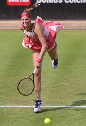 Karolina Pliskova, CZE, during first round at 2023 bett1 Open in Berlin, 19 06 2023; -