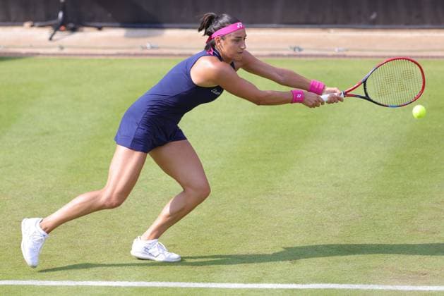 Caroline Garcia, FRA, during first round at 2023 bett1 Open in Berlin, 19 06 2023; -