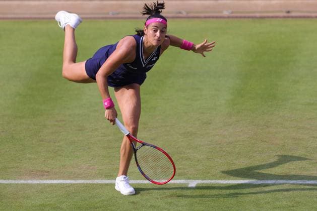 Caroline Garcia, FRA, during first round at 2023 bett1 Open in Berlin, 19 06 2023; -
